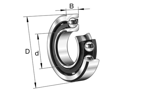 Angular contact ball bearings (FAG) FAG 7213-B-XL-JP 65×120×23 mm