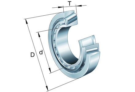 Tapered roller bearings (FAG) FAG 32309-A 45×100 mm