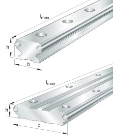 Guideways [m] (INA) INA LFS20-OL-RB 20×12.2×2400 mm