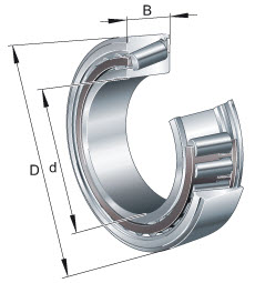 Tapered roller bearings (FAG) FAG JK0S080-A 80×125×30 mm