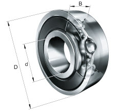 LEŽAJ FAG 6002-C-HRS-C3 15×32×9 mm