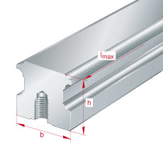 Guideways [m] (INA) INA TKSD20-U-G3-HJ 18×20×2000 mm