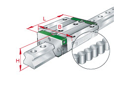 VOZIČEK LINEAR VODILA INA RWU35-F-120/930/120-V3-G2 48×100×120,10 mm