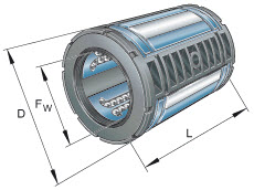 Linear ball bearings (INA) INA KS20 20×32×45 mm