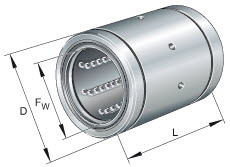 Linear ball bearings (INA) INA KBS16 16×26×36 mm