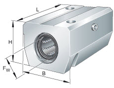 Linear ball bearing units (INA) INA KTBO50-PP-AS 50×88×130 mm