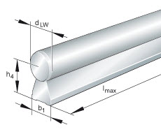 VODILO LINEAR Z OPORO INA TSUW30-G5 30×30×23 mm