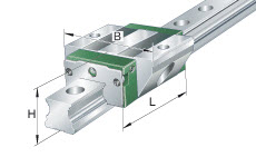 VOZIČEK LINEAR VODILA INA KWVE25-B-NL-V1-G3 31×70×109,1 mm