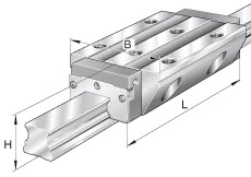 Carriage (INA) INA KWVE35-B-L-V2-G4 48×100×145 mm