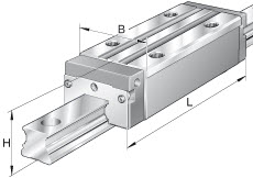 Carriage (INA) INA KWVE55-B-SL-RROC-V1-G3 70×100×211.60 mm