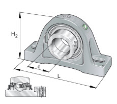 Housing units (INA) INA RASE70-FA164 — RASE70-XL-FA164-I 70×260×156 mm