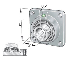 Housing units (INA) INA RCJO35-XL 35×135×53.35 mm