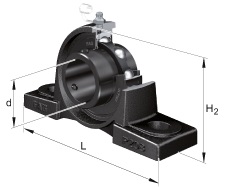 LEŽAJNA ENOTA FAG UCP207-20-J7 31,75×167×93 mm