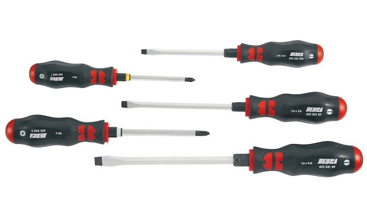 Screwdriver Set (WURTH) WURTH 5 PCS (061393225) — PH IN RAVNI - 5 DELNI (061393225)