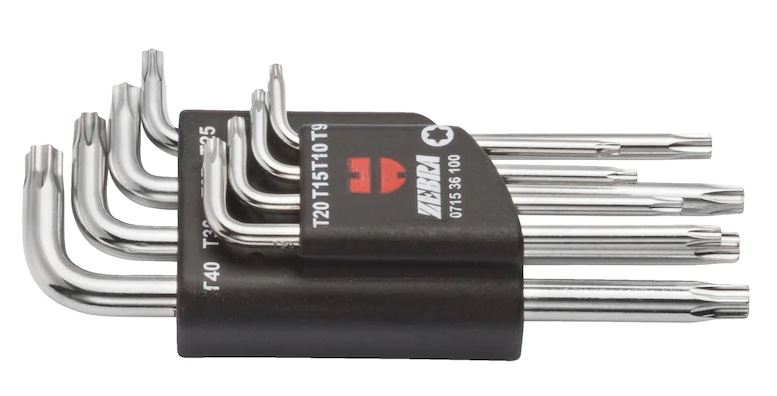 Allen key set (WURTH) WURTH TX 8 PCS (071536 100) — TX9-40 - 8 DELNI (071536 100)
