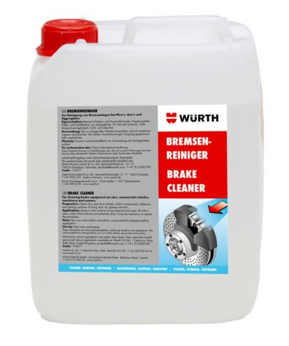 Lubrication (WURTH) WURTH BRAKE CLEANER 5L (0890108715)