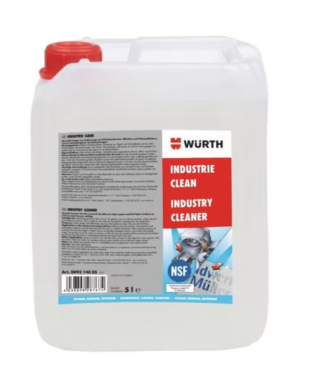 ČISTILO INDUSTRIJSKO WURTH INDUSTRY CLEANER 5L (089314005)