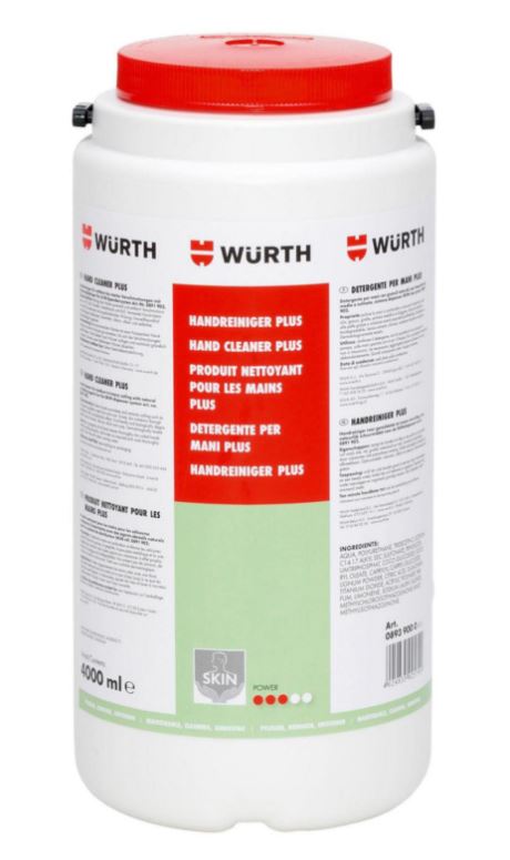 Hand cleaner (WURTH) WURTH PLUS 4L (0893900000)