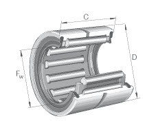 Needle roller bearings (INA) INA RNA4909-2RSR-XL 52×68×22 mm