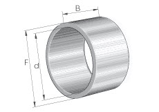 LEŽAJ INA LR10x13x12,5 — LR10*13*12,5 10×13×12,5 mm