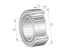 Needle roller bearings (INA) INA PNA12/28 — PNA12/28-XL 12×28×12 mm