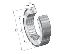 Precision locknuts (INA) INA ZM140 140×180×26 mm
