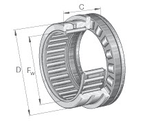 Needle roller bearings (INA) INA NKXR25-XL 25×37×30 mm