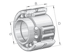 Needle roller bearings (INA) INA NKIB5912-XL 60×85×38 mm