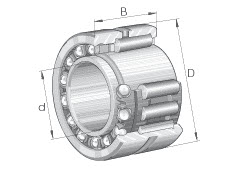 Needle roller bearings (INA) INA NKIA5903-XL 17×30×18 mm