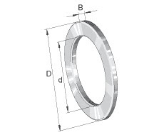 Bearing washers (INA) INA LS140180 140×180×9.5 mm