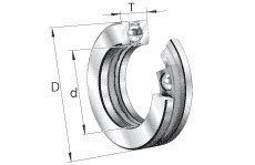 Axial ball bearings (FAG) FAG 51268-MP 340×460×96 mm
