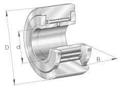 Yoke type track rollers (INA) INA NATR12 12×32×15 mm