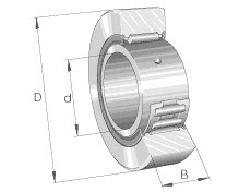Yoke type track rollers (INA) INA NA2201-X-2RSR 12×32×14 mm