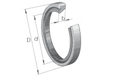 TESNILO OLJNO INA GR25x32x4 — GR25*32*4 25×32×4 mm