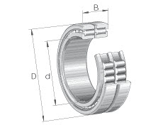 LEŽAJ INA RSL185022-A 110×156,13×80 mm