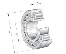 LEŽAJ INA SL192312-C3 60×130×46 mm