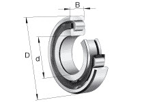 Precision cylindrical roller bearings (FAG) FAG N1014-K-PVPA1-SP 70×110×20 mm