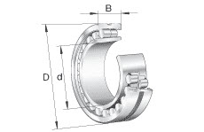 LEŽAJ FAG NNU4936-S-M-SP 180×250×69 mm