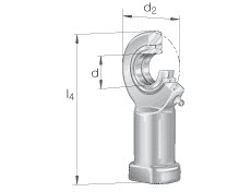 Rod ends (INA) INA GIL30-DO-2RS 30×73×146.50 mm