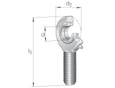 Rod ends (INA) INA GAL80-DO-2RS 80×180×360 mm