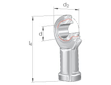 Rod ends (INA) INA GIKR12-PW 12×32×66 mm