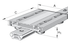 Carriage (INA) INA LFCL25-RB 80×110×30.50 mm