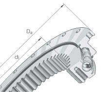Four point contact bearings (INA) INA VLI201094-N-VSP 948×1198 mm