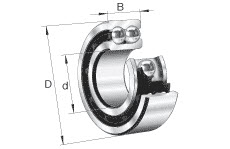 LEŽAJ INA 3218-BB-2RS-TVH 90×160×52,40 mm