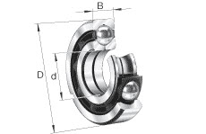 Four point contact bearings (FAG) QJ315-XL-N2-MPA