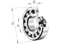 LEŽAJ FAG 1219-M 95×170×32 mm