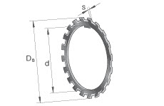 PODLOŽKA FAG MB4-A 20×36×1 mm