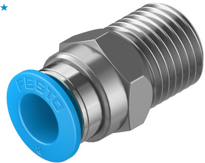 Push in fitting (FESTO) FESTO QS-1/4-8 (153005)