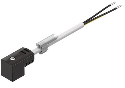Plug socket with cable (FESTO) FESTO KMEB-1-24-5-LED (151689)