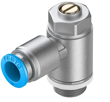 One way flow control valve (FESTO) FESTO GRLA-1/4-QS-8-D (193147)